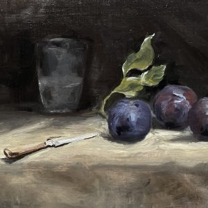 Plum Still Life
